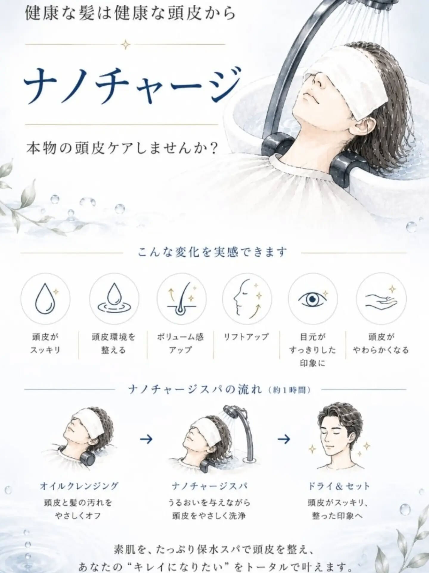 頭皮ケアするならANNEAU 前橋市美容室 前橋市理容室